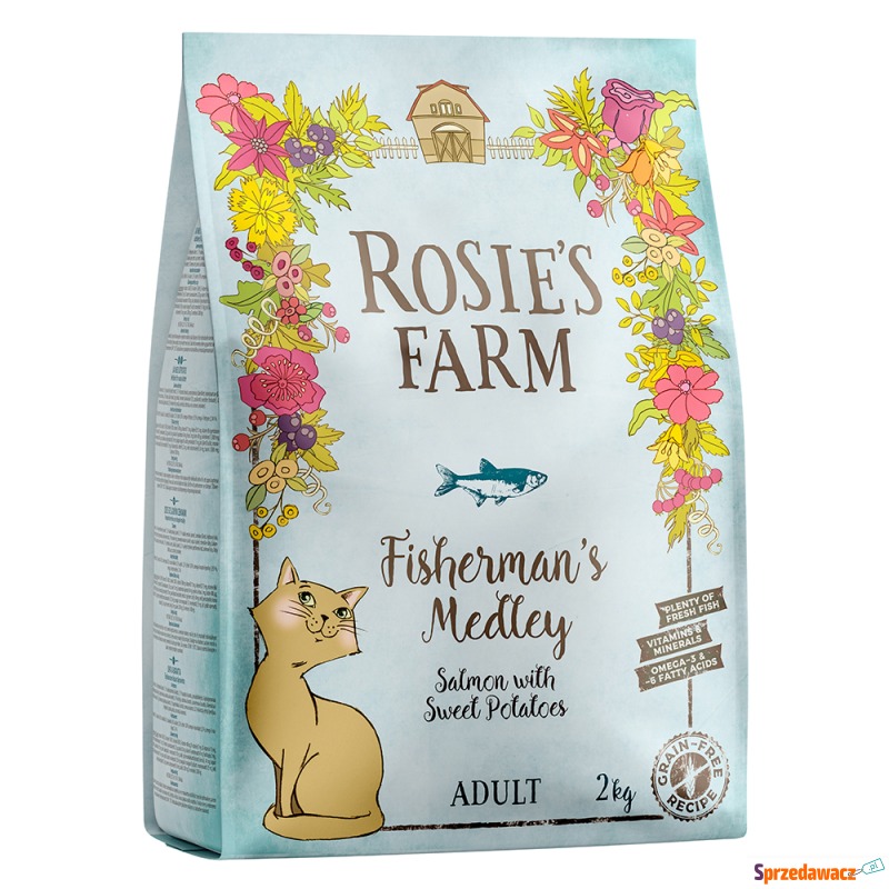 Rosie's Farm Adult, łosoś z batatami - 400 g - Karmy dla kotów - Konin