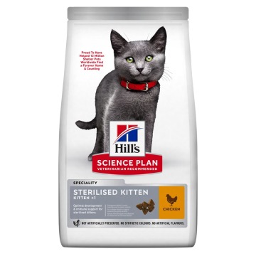 Hill's Science Plan Sterilised Kitten, kurczak - 7 kg