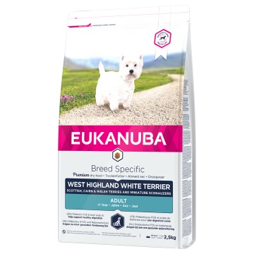 Eukanuba Adult Breed Specific West Highland White Terrier - 2 x 2,5 kg