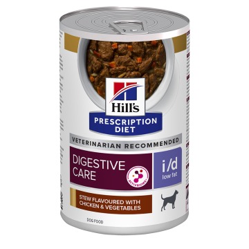 Hill's Prescription Diet i/d Digestive Care Low Fat gulasz, kurczak - 48 x 354 g