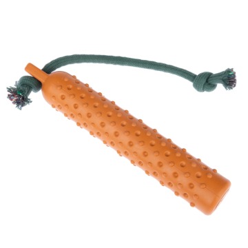 TIAKI, pływająca zabawka do aportowania ze sznurkiem - Dł. 27,5 x Ø 4,5 cm
