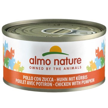 Korzystny pakiet Almo Nature, mięso, 12 x 70 g - Kurczak z dynią