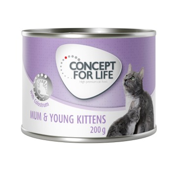 Concept for Life Mum & Young Kittens w musie - 24 x 200 g