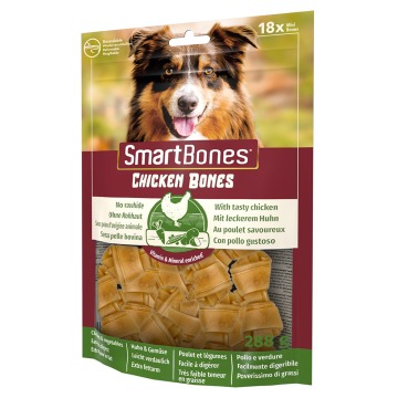 SmartBones kości dla małych psów, z kurczakiem - 3 x 18 szt.
