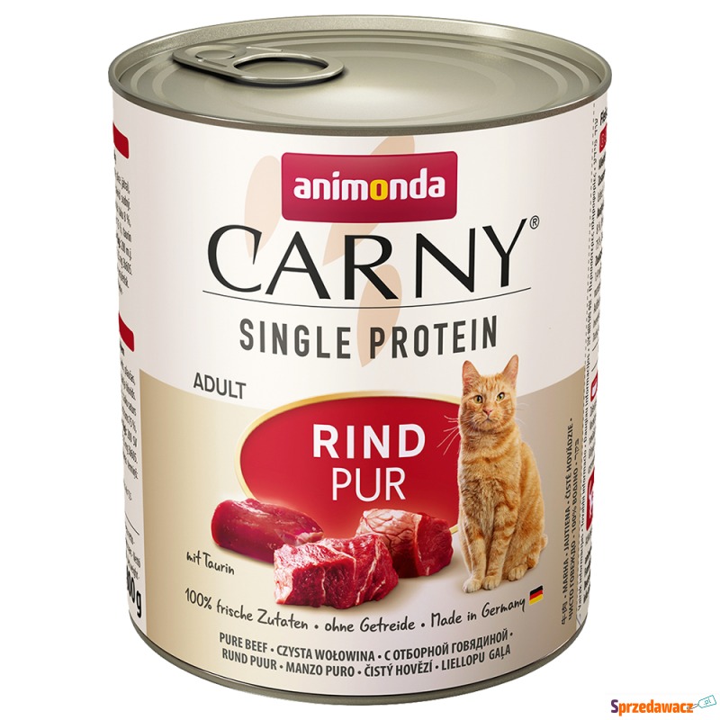 animonda Carny Single Protein Adult, 6 x 800 g... - Karmy dla kotów - Nysa