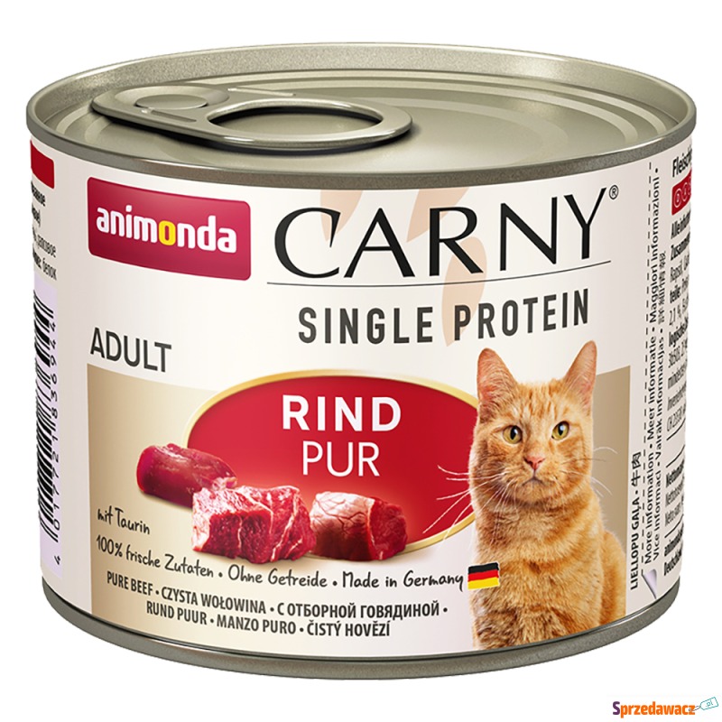 animonda Carny Single Protein Adult, 6 x 200 g... - Karmy dla kotów - Słupsk