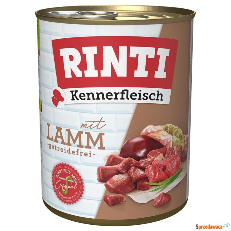Pakiet RINTI Kennerfleisch, 12 x 800 g - Jagnięcina - Karmy dla psów - Katowice