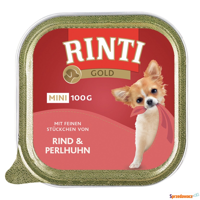 Megapakiet RINTI Gold Mini, 24 x 100 g - Wołowina... - Karmy dla psów - Chorzów