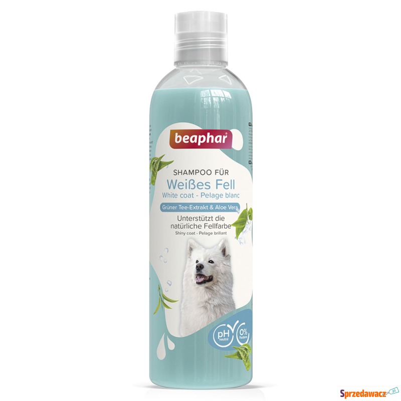 Beaphar Biały szampon dla psów - 2 x 250 ml - Akcesoria dla psów - Ostrołęka