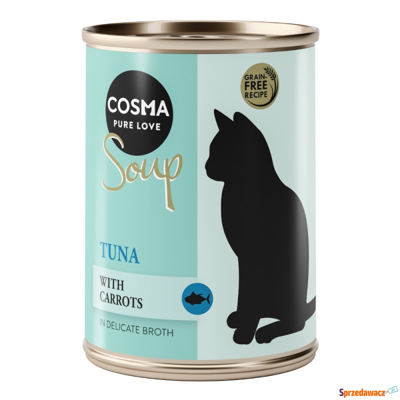 Cosma Soup, 6 x 100 g - Tuńczyk z marchwią - Karmy dla kotów - Lublin
