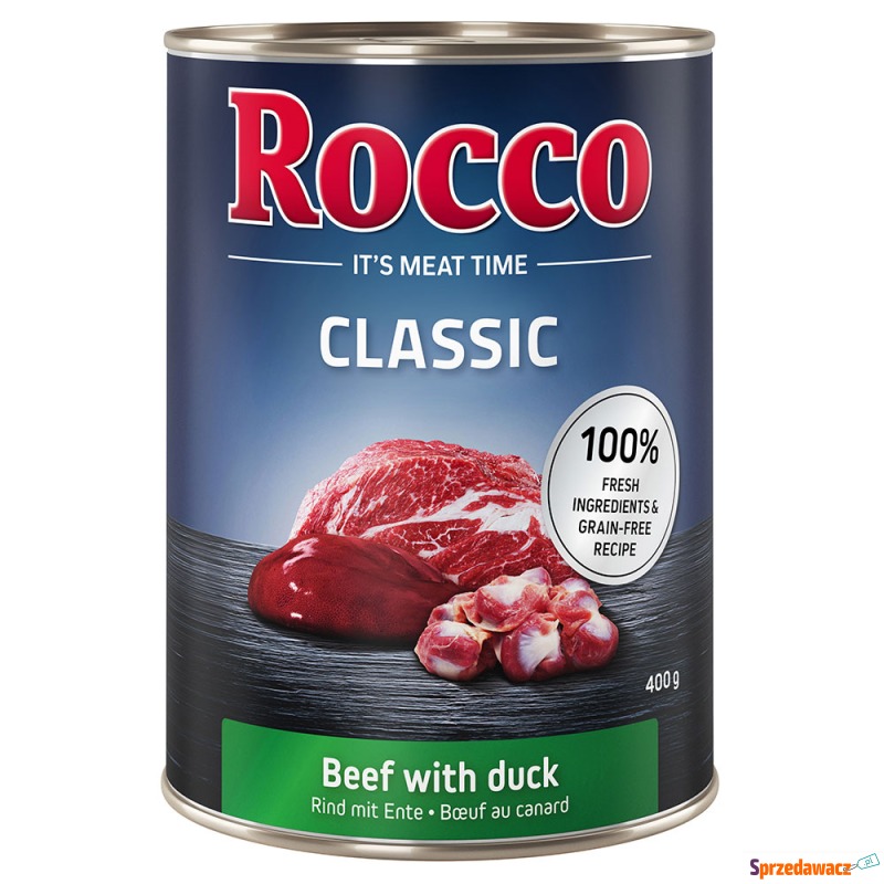 Pakiet mieszany Rocco Classic, 12 x 400 g - W... - Karmy dla psów - Ostrołęka