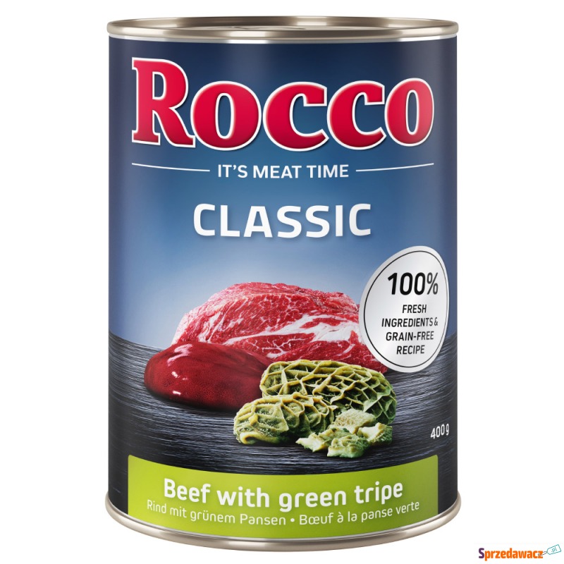 Pakiet mieszany Rocco Classic, 12 x 400 g - W... - Karmy dla psów - Będzin