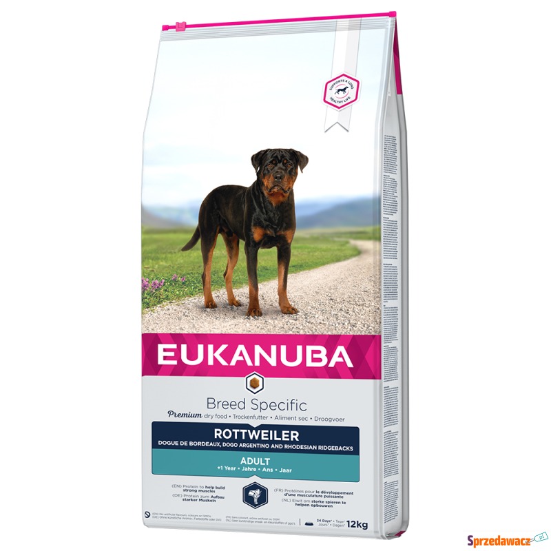 Eukanuba Adult Breed Specific Rottweiler - 12... - Karmy dla psów - Bielsko-Biała