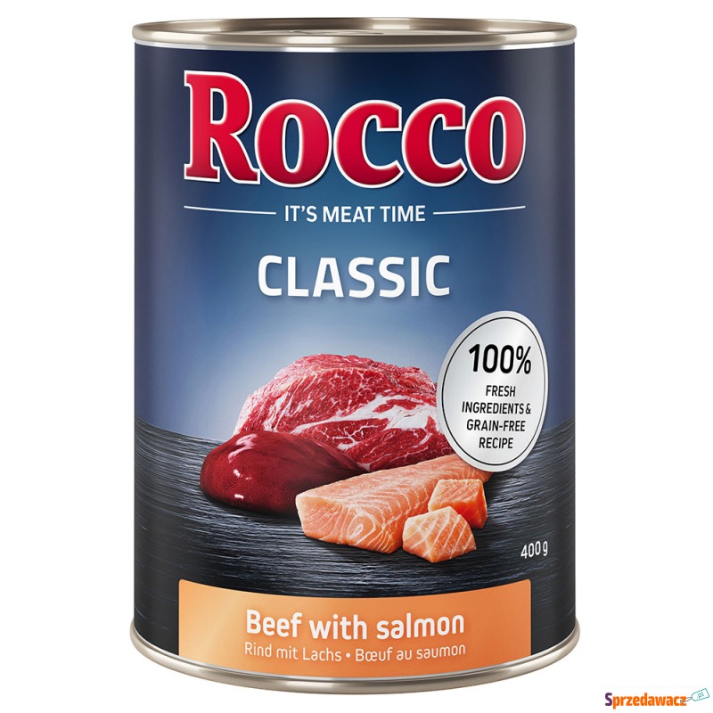 Pakiet mieszany Rocco Classic, 12 x 400 g - W... - Karmy dla psów - Kędzierzyn-Koźle