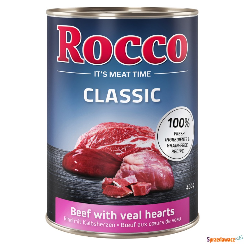 Pakiet mieszany Rocco Classic, 12 x 400 g - W... - Karmy dla psów - Stargard Szczeciński