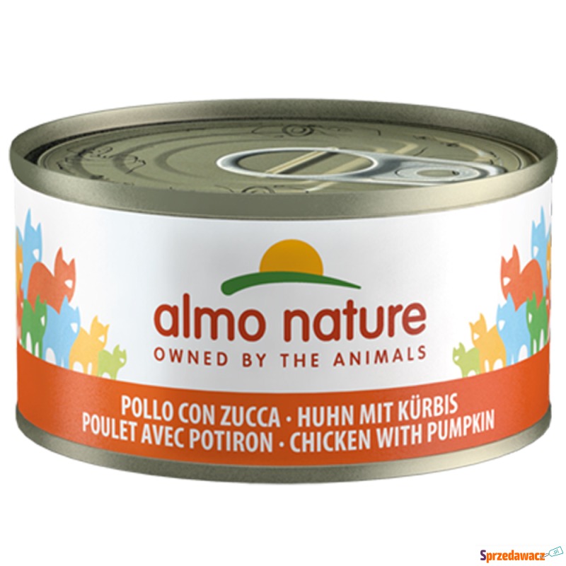Korzystny pakiet Almo Nature, mięso, 12 x 70 g... - Karmy dla kotów - Kalisz