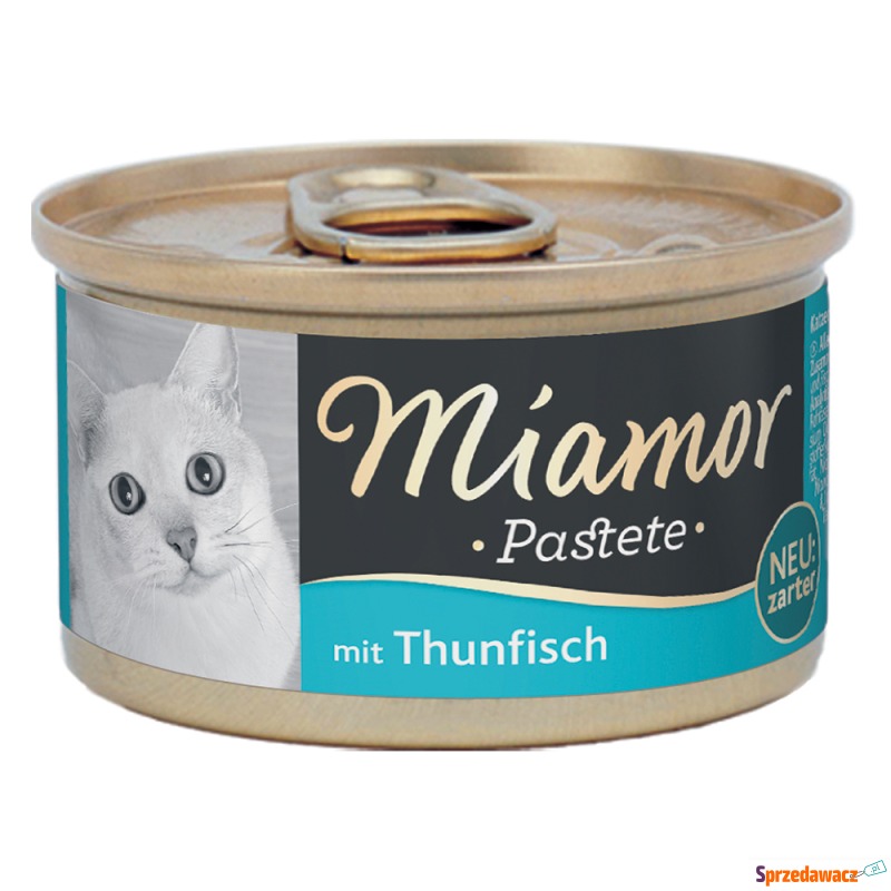 Megapakiet Miamor Pastete, 24 x 85 g - Tuńczyk - Karmy dla kotów - Kalisz