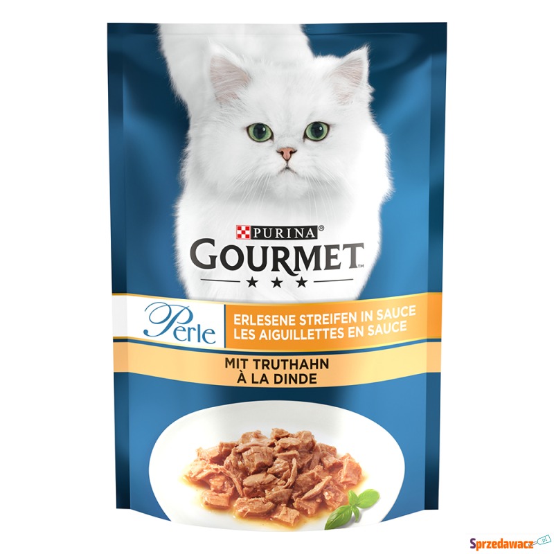 Gourmet Perle, w sosie, 26 x 85 g - Indyk - Karmy dla kotów - Olsztyn