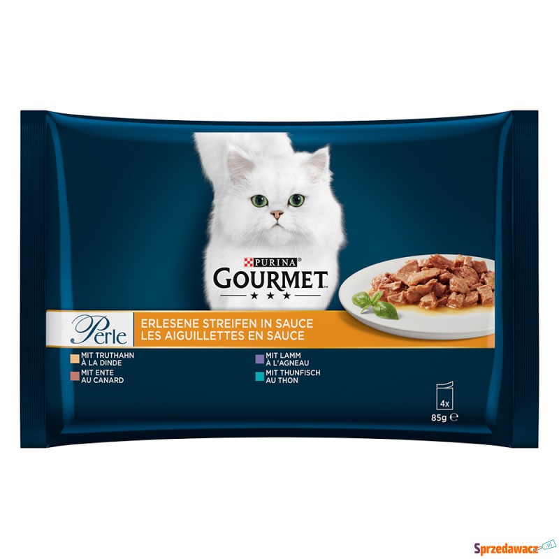 Pakiet Gourmet Perle, 24 x 85 g - Indyk, tuńczyk,... - Karmy dla kotów - Chruszczobród