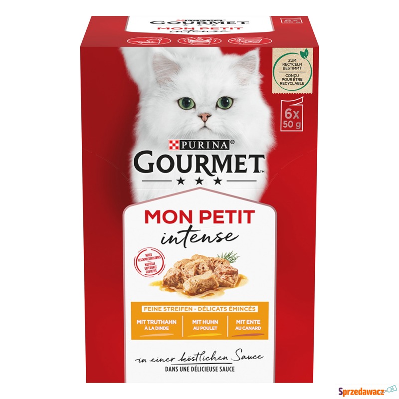 Pakiet mieszany Gourmet Mon Petit 12 x 50 g -... - Karmy dla kotów - Przemyśl