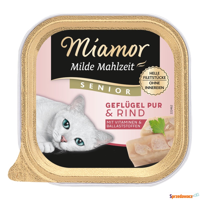 Miamor Milde Mahlzeit Senior, 16 x 100 g - Drób... - Karmy dla kotów - Wodzisław Śląski