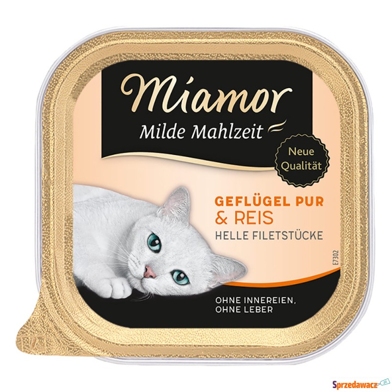 Miamor Milde Mahlzeit, 6 x 100 g  - Drób z ryżem - Karmy dla kotów - Władysławowo
