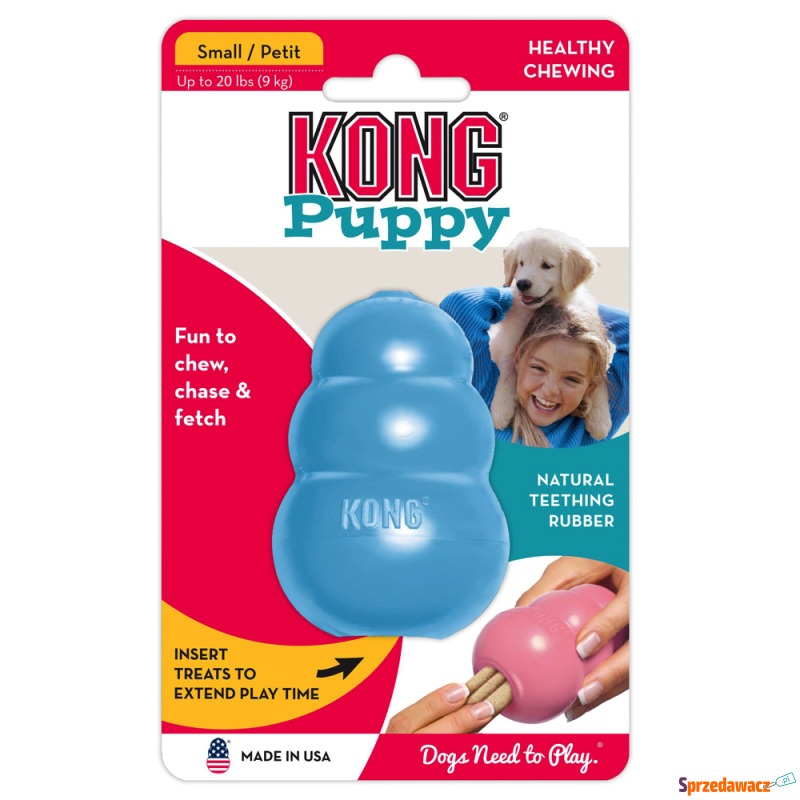 KONG Puppy - S, niebieski - Zabawki dla psów - Rybnik