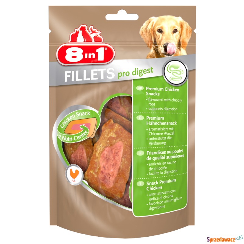 8in1 Fillets Pro Digest, 80 g - 3 x S - Przysmaki dla psów - Bytom