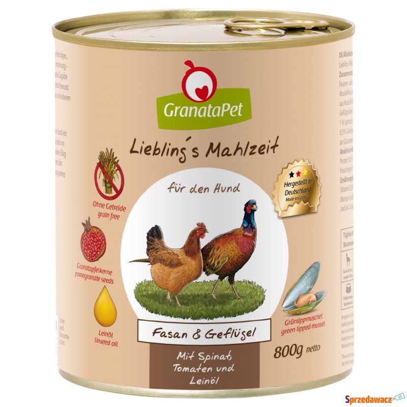 Pakiet GranataPet Liebling's Mahlzeit, 12 x 800... - Karmy dla psów - Zielona Góra