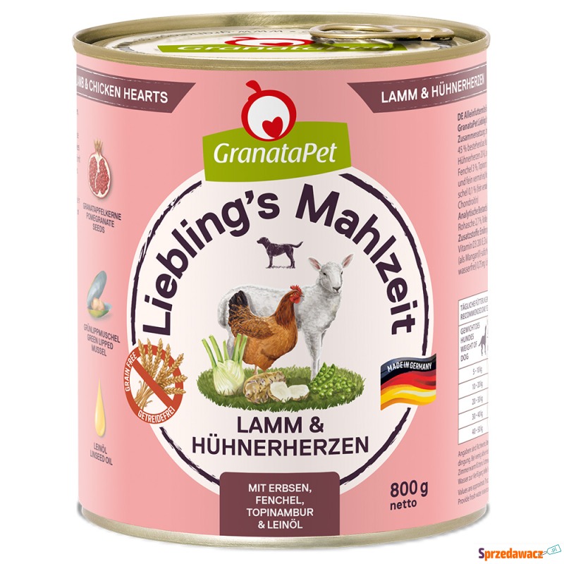 Pakiet GranataPet Liebling's Mahlzeit, 12 x 800... - Karmy dla psów - Kalisz