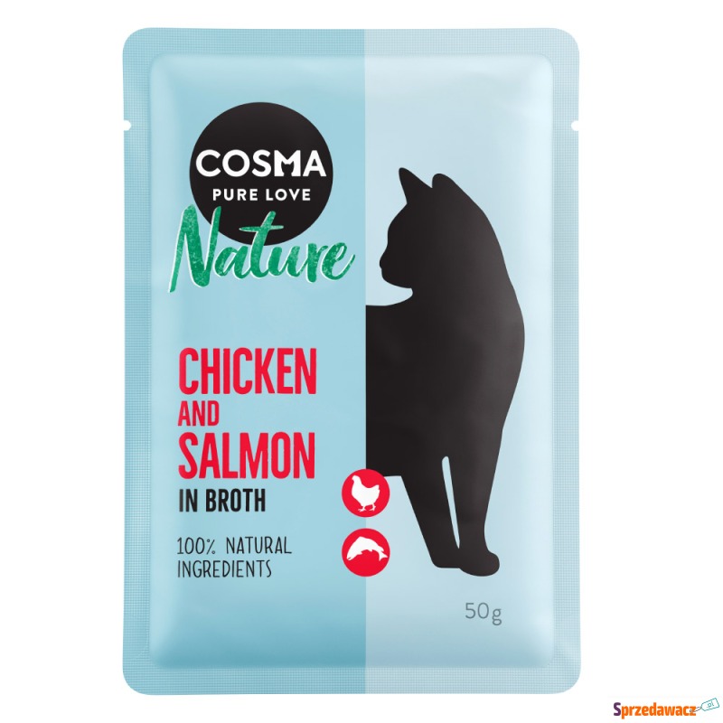 Pakiet Cosma Nature, saszetki, 24 x 50 g  - K... - Karmy dla kotów - Legnica