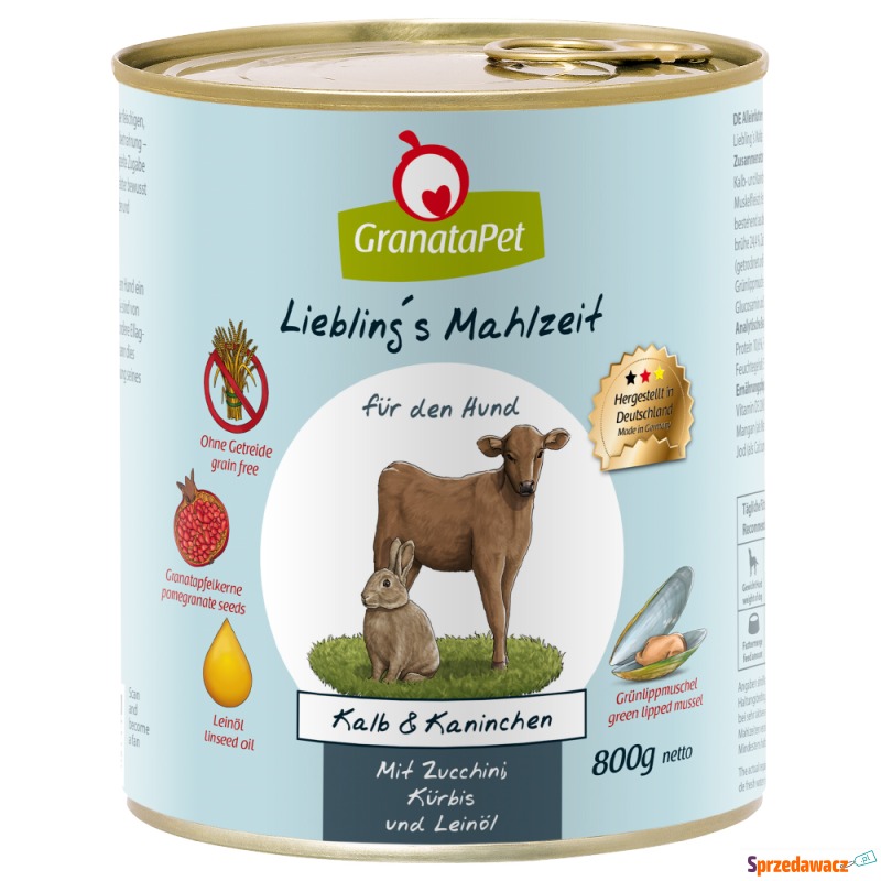 GranataPet Liebling's Mahlzeit, 6 x 800 g - C... - Karmy dla psów - Chorzów