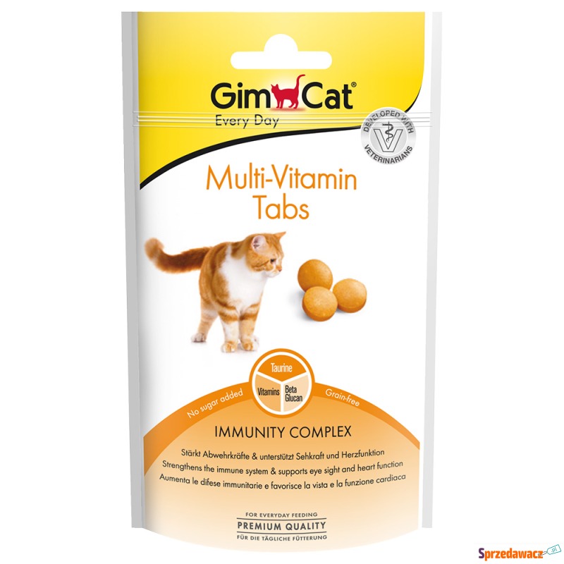GimCat Multi-Vitamin Tabs - 3 x 40 g - Przysmaki dla kotów - Kraśnik