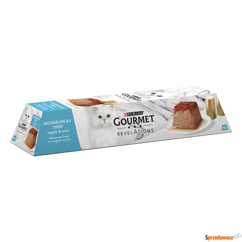 Gourmet Revelations Mus, 4 x 57 g - Tuńczyk - Karmy dla kotów - Jelenia Góra