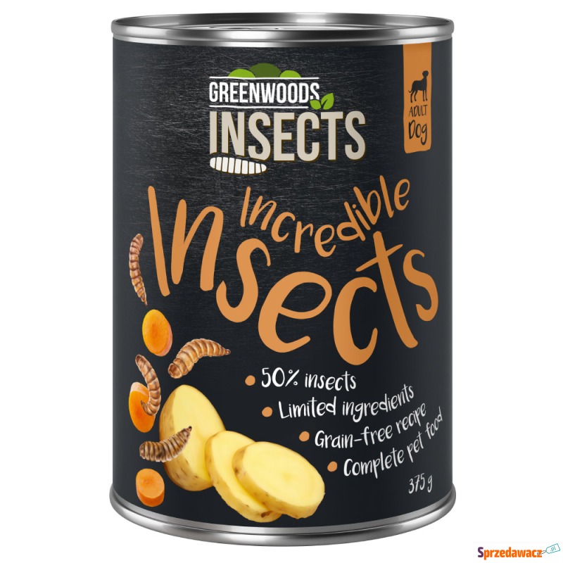 Greenwoods Insects, insekty z ziemniakiem i m... - Karmy dla psów - Wodzisław Śląski