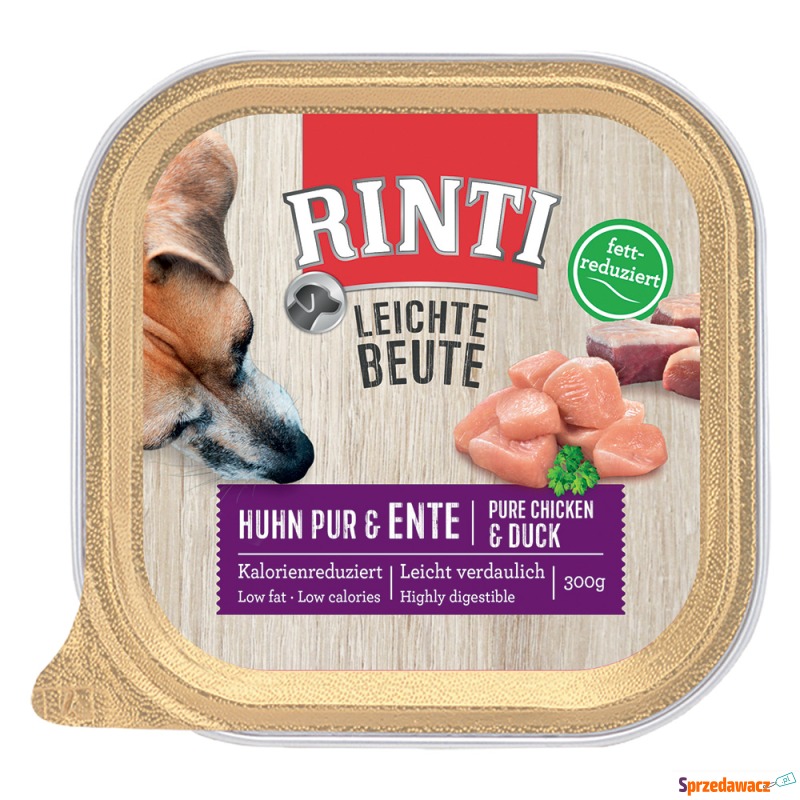 RINTI Leichte Beute, 9 x 300 g - Kurczak i kaczka - Karmy dla psów - Konin