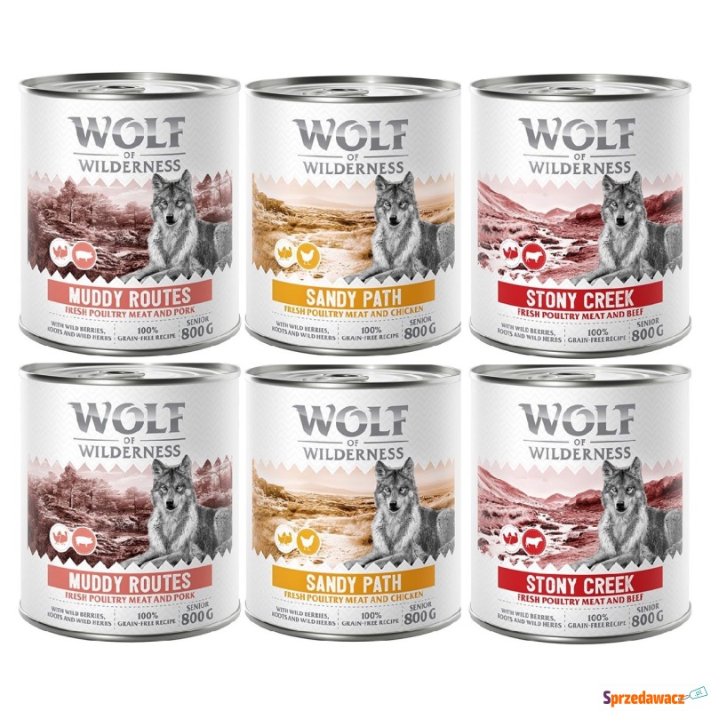 Wolf of Wilderness Senior “Expedition”, 6 x 8... - Karmy dla psów - Puławy