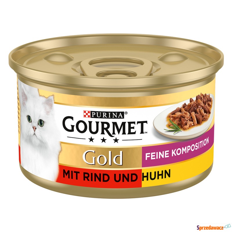 Gourmet Gold Feine Komposition, w sosie, 12 x... - Karmy dla kotów - Katowice