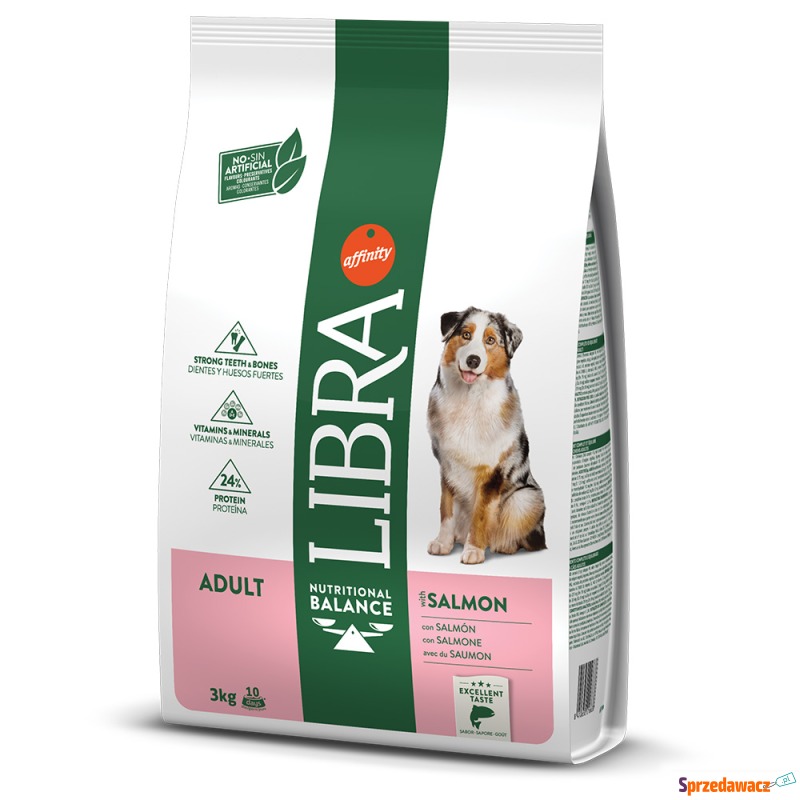 Libra Adult Dog, łosoś - 3 kg - Karmy dla psów - Rzeszów