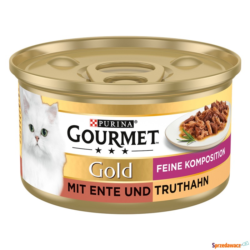 Gourmet Gold Feine Komposition, w sosie, 12 x... - Karmy dla kotów - Rybnik