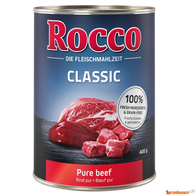 Rocco, 1 x  400 g - Classic: Czysta wołowina - Karmy dla psów - Bielsko-Biała