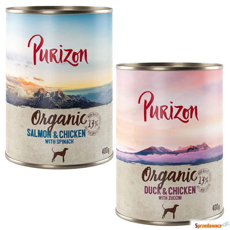 Korzystny pakiet Purizon Organic, 24 x 400 g -... - Karmy dla psów - Białystok