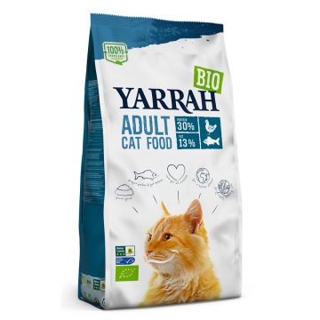 Yarrah Bio Cat Food, bioryba - 2 x 10 kg