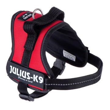 JULIUS-K9® Power Red szelki dla psa - Mini: obw. kl. piers. 49 - 67 cm