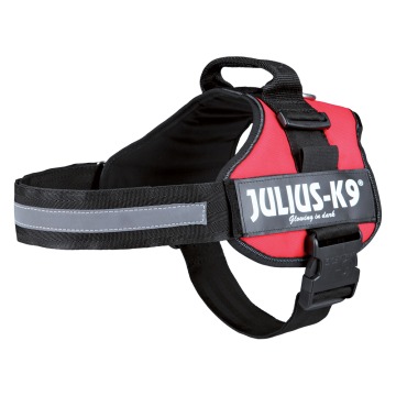 JULIUS-K9® Power Red szelki dla psa - Rozm. 1: obw. kl. piers. 63 - 85 cm