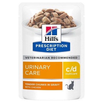 Hill's Prescription Diet c/d Multicare Urinary Care, kurczak w sosie - 24 x 85 g
