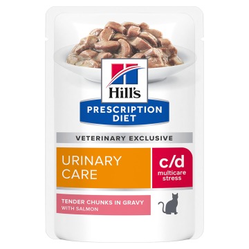 Hill’s Prescription Diet c/d Multicare Stress Urinary Care, łosoś - 24 x 85 g