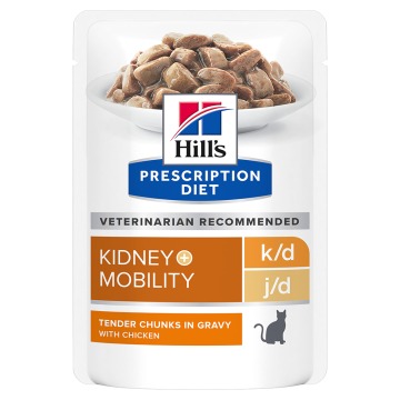Hill's Prescription Diet k/d + Mobility z kurczakiem - 12 x 85 g