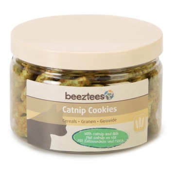 Beeztees Catnip Cookies, łosoś - 55 g