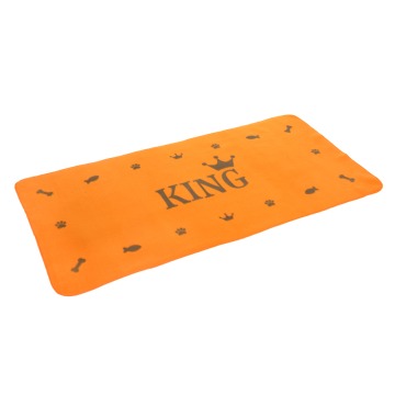 KING Kocyk Kingsday, pomarańczowy - Dł. x szer. : 140 x 70 cm